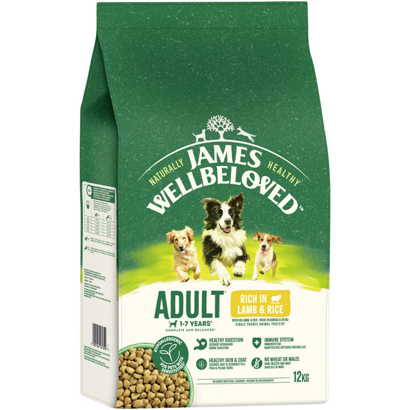 JAMES WELLBELOVED™ Hund Lamm & Reis 12 kg