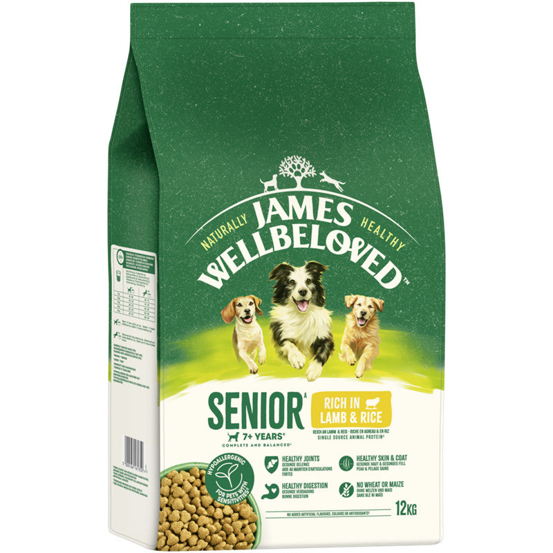 JAMES WELLBELOVED™ Hund Senior Lamm & Reis 12 kg