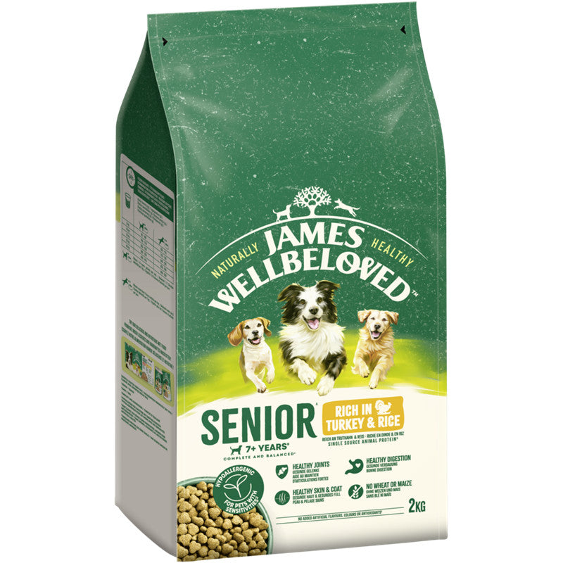 JAMES WELLBELOVED™ Hund Senior Truthahn & Reis 2 kg