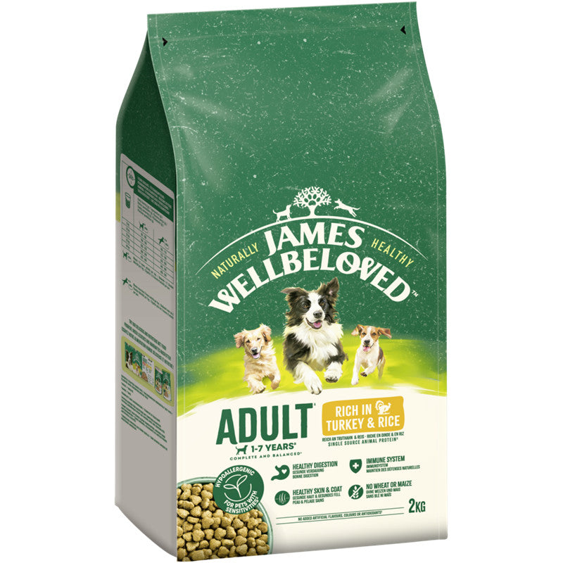 JAMES WELLBELOVED™ Hund Truthahn & Reis 2 kg