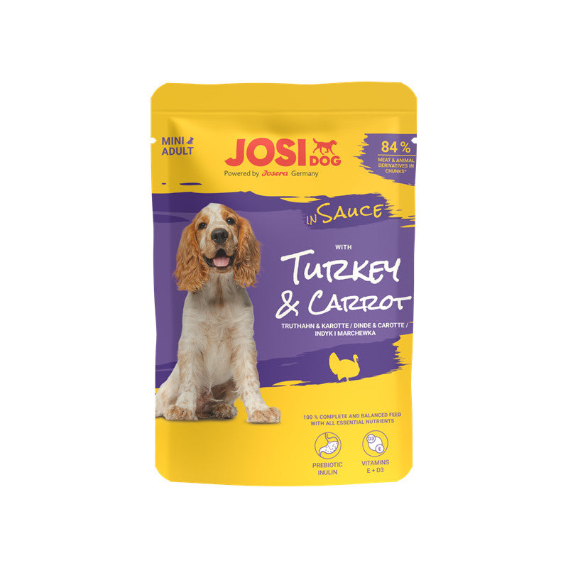 JosiDog Mini Turkey & Carrot in Sauce 100 g