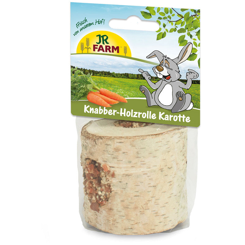JR Farm Knabber-Holzrolle Karotte 150 g