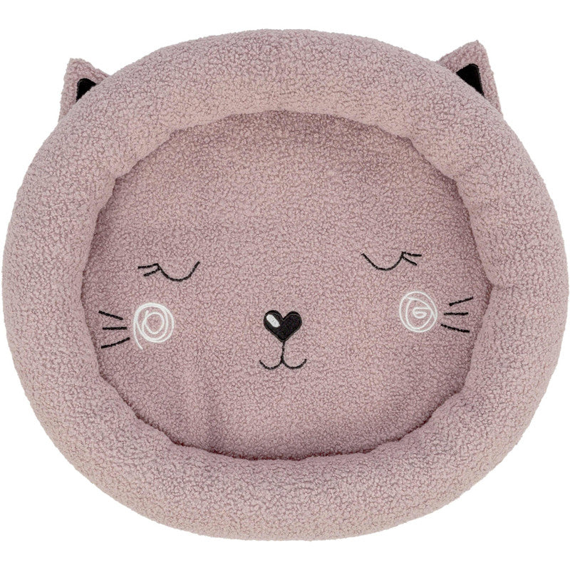 Junior Bett Katze, flieder 50×40cm