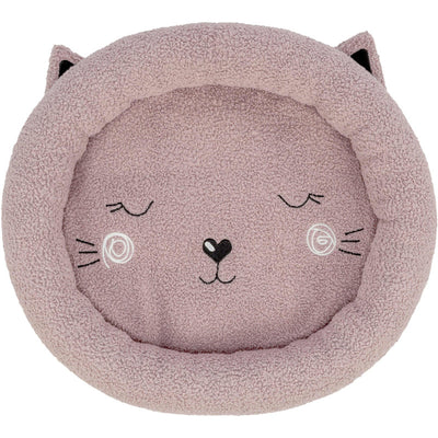 Junior Bett Katze, flieder 50×40cm