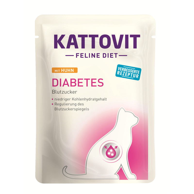 Kattovit Feline Diet Diabetes Huhn 85 g