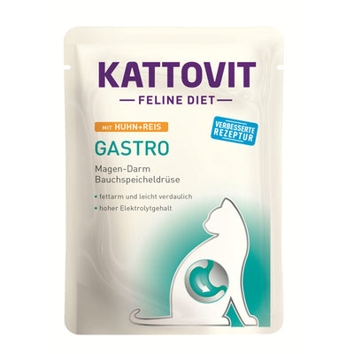 Kattovit Feline Diet Gastro Huhn + Reis 85 g