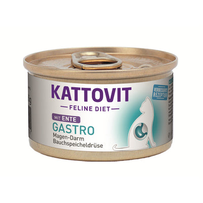 Kattovit Feline Diet Gastro mit Ente 85 g Dosen