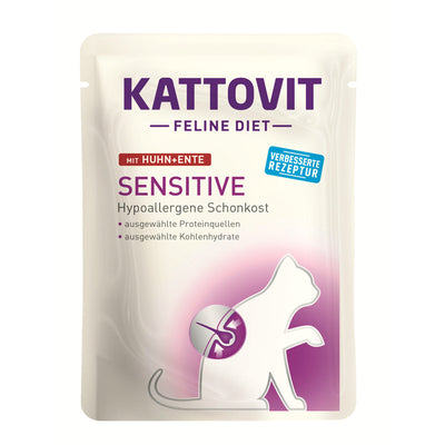 Kattovit Feline Diet Sensitive Huhn + Ente  85 g