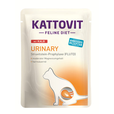 Kattovit Feline Diet Urinary mit Kalb  85g