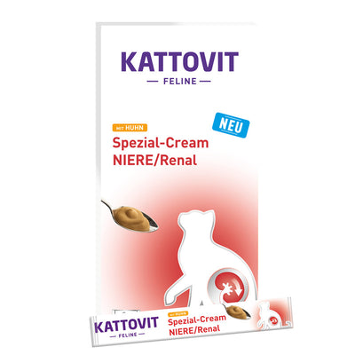 Kattovit NIERE/Renal mit Huhn Spezial-Cream 6 x 15 g