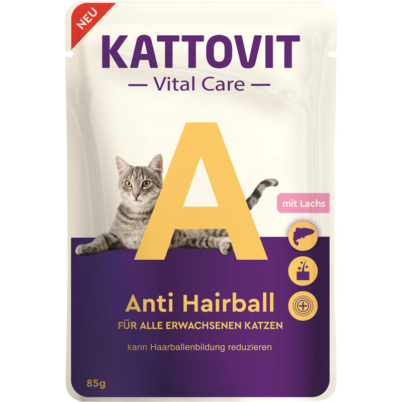 KATTOVIT Pouchbeutel Vital Care Anti Hairball 85 g