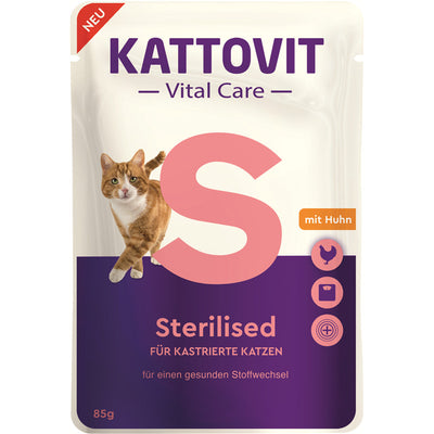 KATTOVIT Pouchbeutel Vital Care Sterilised 85 g