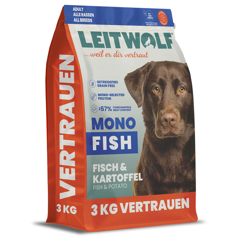 Leitwolf MONO FISH Adult Fisch & Kartoffel 3 kg
