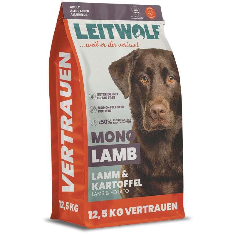 Leitwolf MONO LAMB Adult Lamm & Kartoffel 12,5 kg