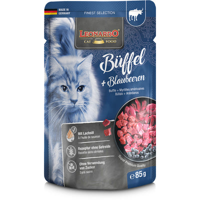 LEONARDO Adult Büffel + Blaubeeren  85 g