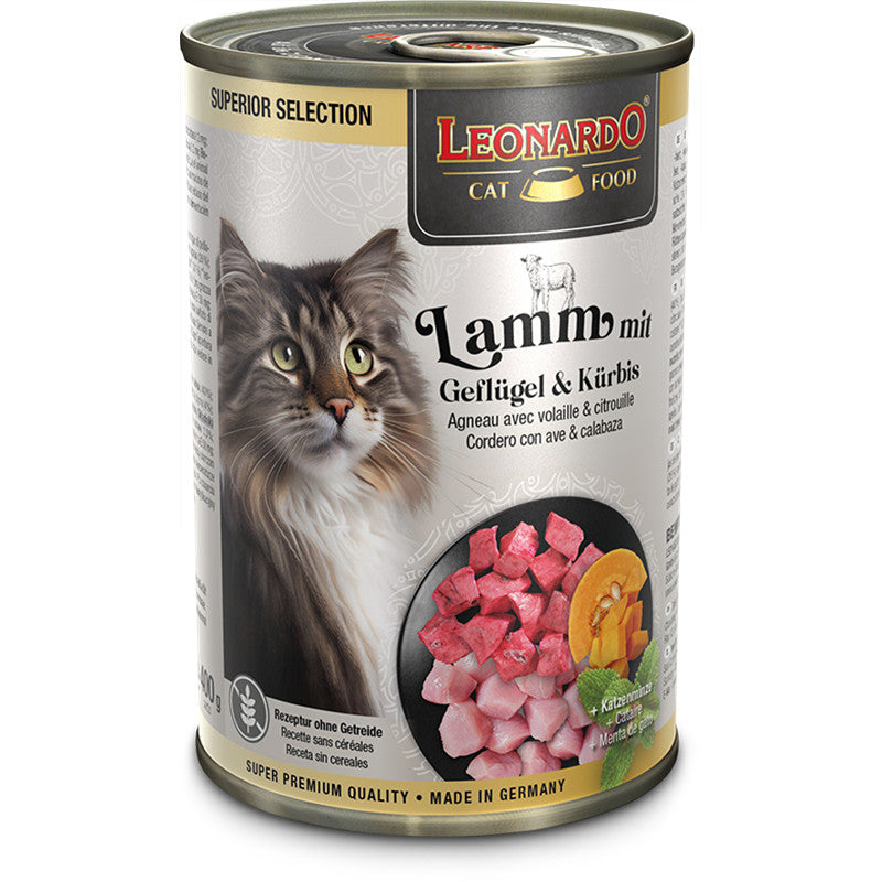 Leonardo Lamm mit Geflügel & Kürbis 400 g
