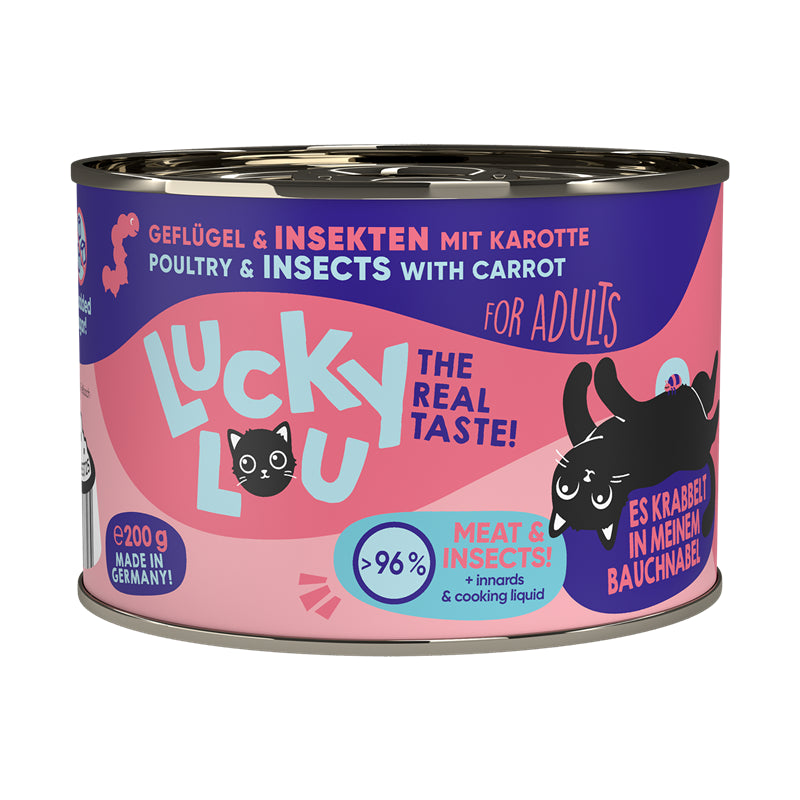 Lucky Lou Dose Lifestage Adult Geflügel + Insekten 200g