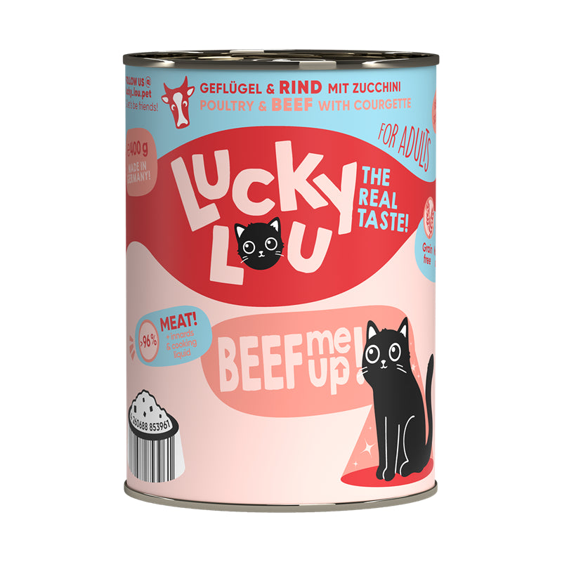 Lucky Lou Dose Lifestage Adult Geflügel + Rind  400g