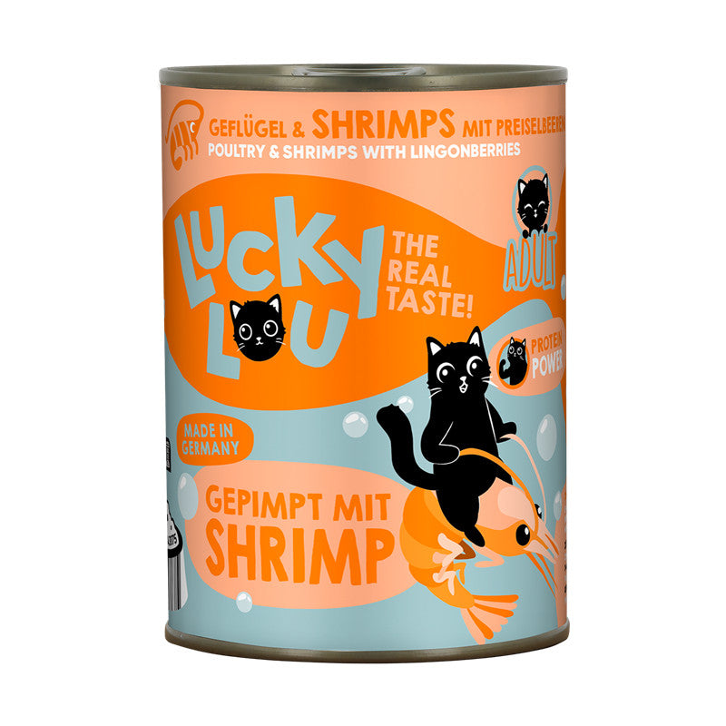 Lucky Lou Dose Lifestage Adult Geflügel + Shrimps 400 g