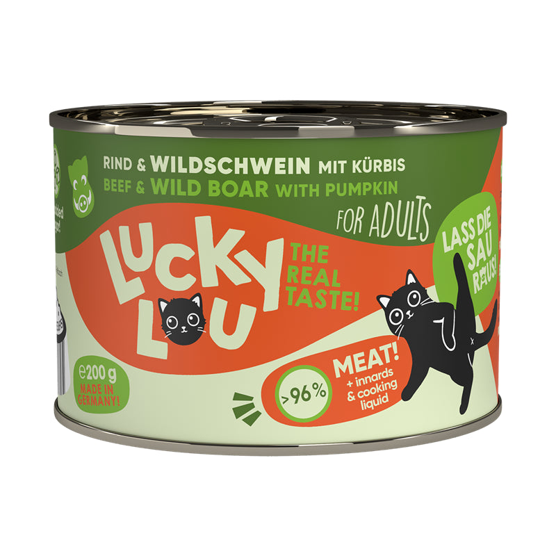 Lucky Lou Dose Lifestage Adult Rind + Wildschwein  200g