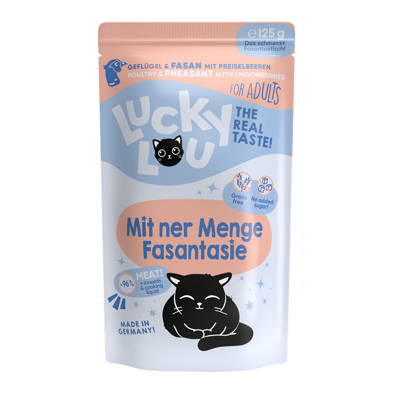 Lucky Lou PB Lifestage Adult Geflügel + Fasan  125g