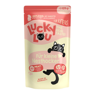 Lucky Lou PB Lifestage Kitten Geflügel  125g