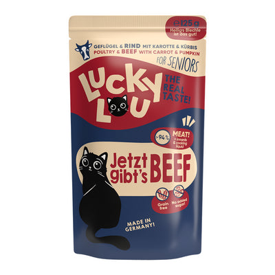 Lucky Lou PB Lifestage Senior Geflügel + Rind  125g