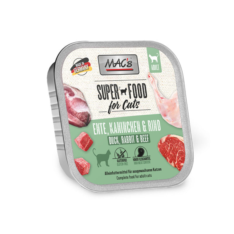 MAC's CAT Ente, Kaninchen & Rind 100 g