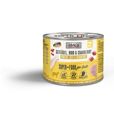 MAC's CAT Geflügel, Rind & Cranberry 200 g