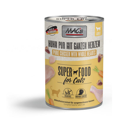 MAC's CAT Huhn pur mit Herzen 400 g
