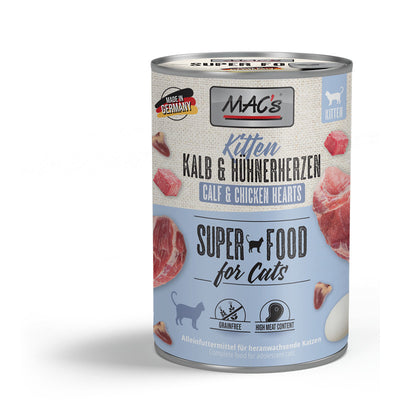 MAC's CAT Kitten Kalb & Hühnerherzen 400 g