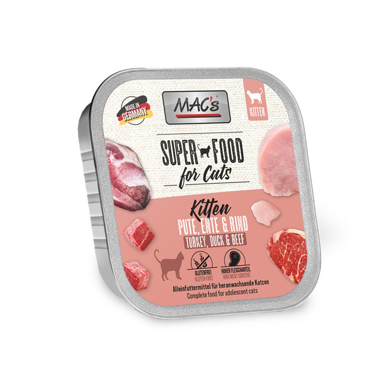 MAC's CAT Kitten Pute, Ente & Rind 100 g