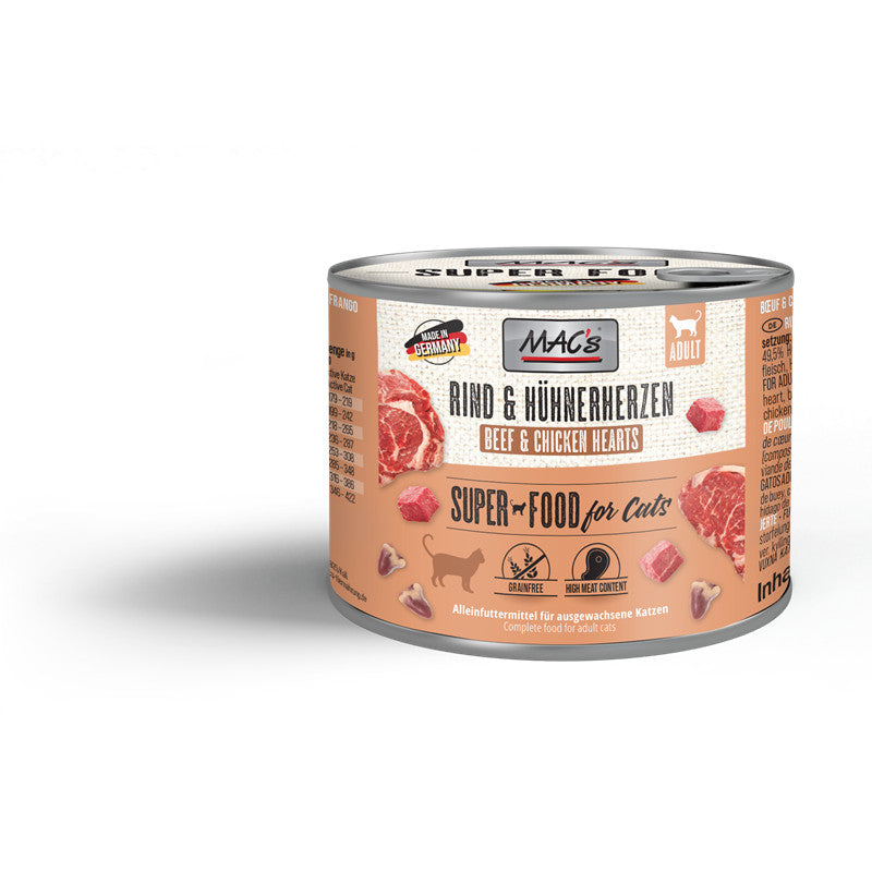 MAC's CAT Rind & Hühnerherzen 200 g
