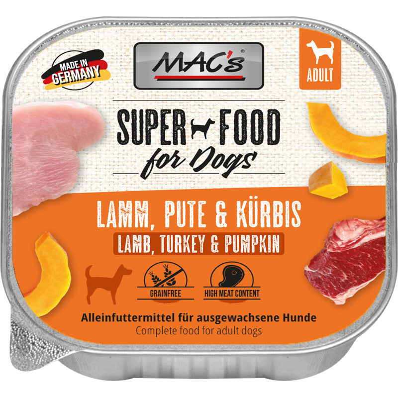 MAC's DOG Lamm, Pute & Kürbis 150 g