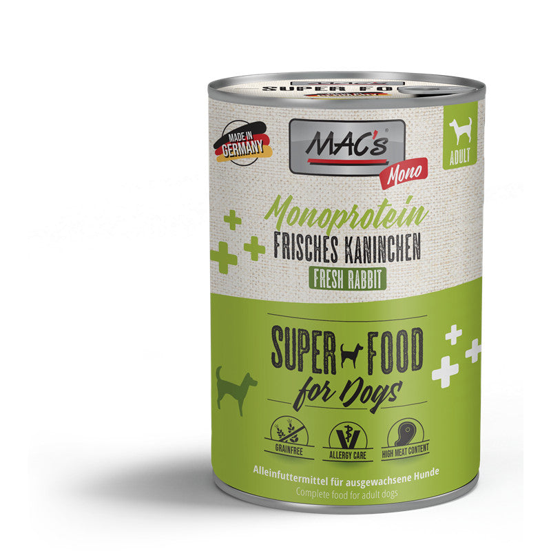 MAC's DOG Mono frisches Kaninchen 400 g