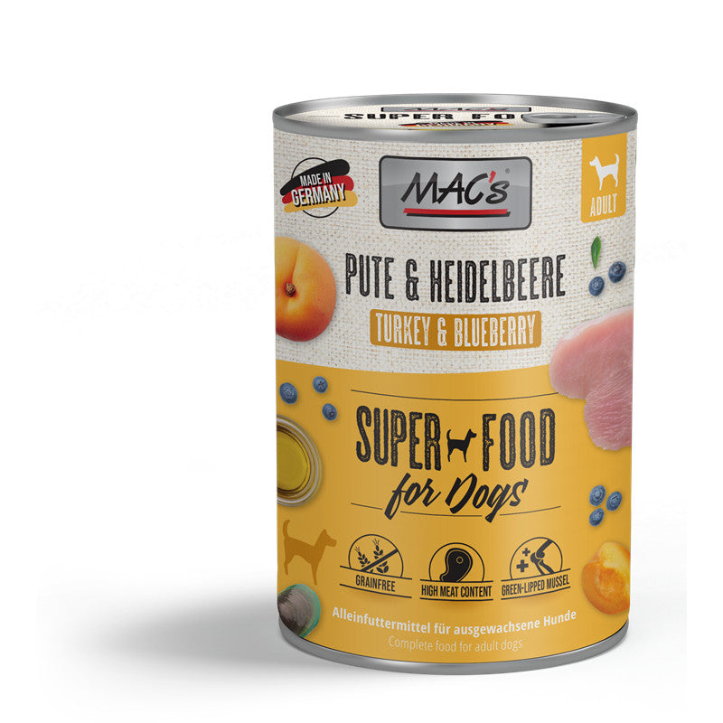 MAC's DOG Pute & Heidelbeere 400 g