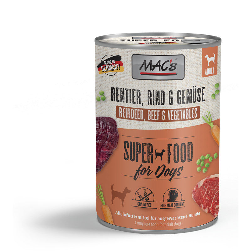 MAC's DOG Rentier, Rind & Gemüse 400 g