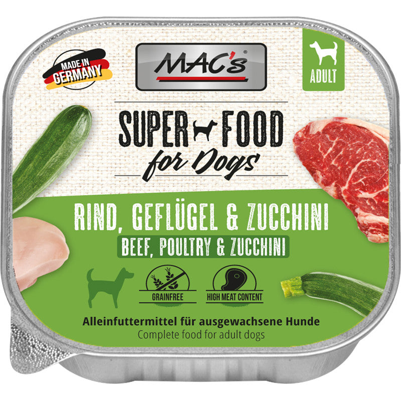 MAC's DOG Rind&Geflügel&Zucchini 150 g
