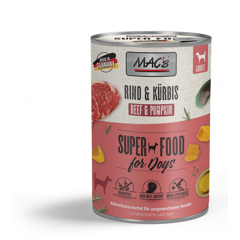 MAC's DOG Rind & Kürbis 400 g