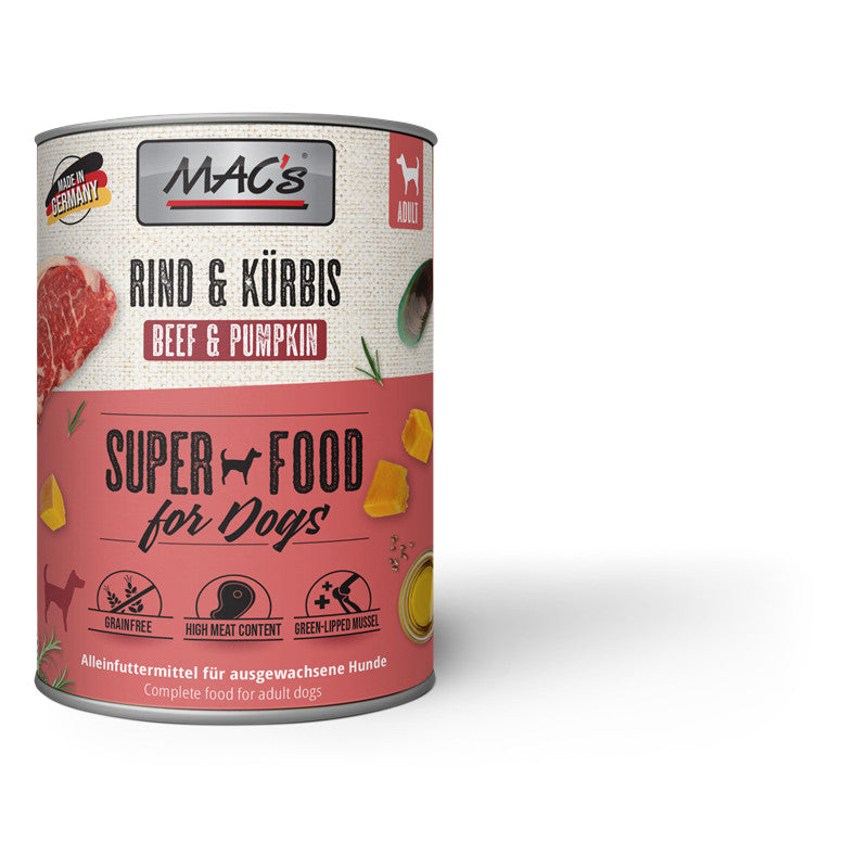 MAC's DOG Rind & Kürbis 800 g