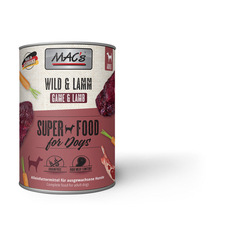 MAC's DOG Wild & Lamm 400 g