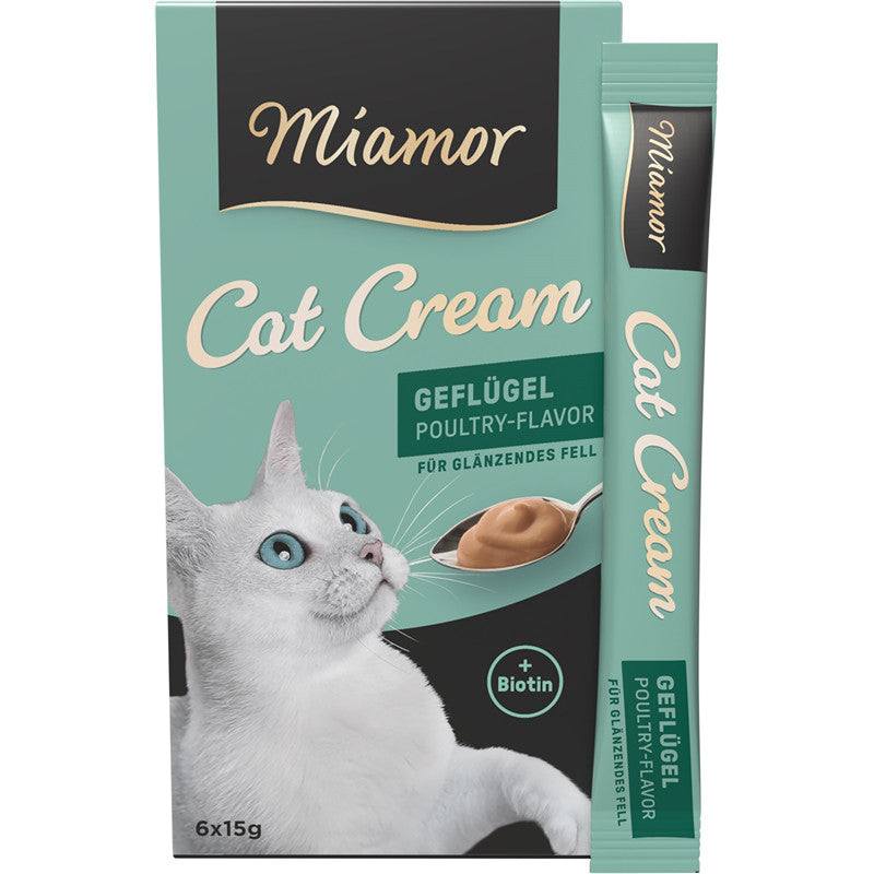 Miamor Cat Snack Geflügel-Cream  6x15g