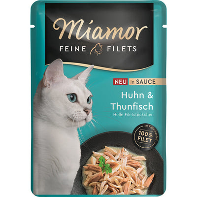 Miamor Feine Filets Huhn+Thunfisch in Sauce 100 g