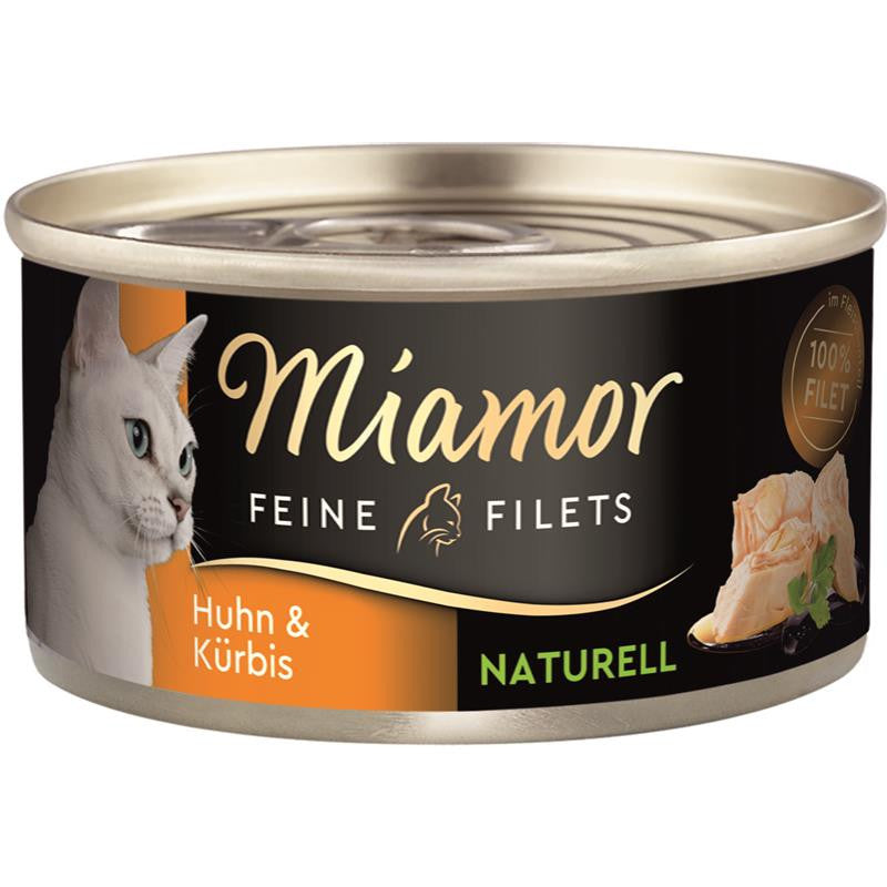 Miamor Feine Filets Naturelle Huhn & Kürbis 80 g