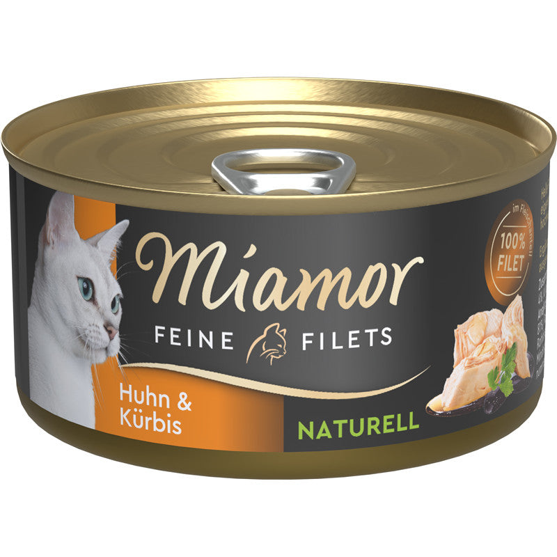 Miamor Feine Filets Naturelle Huhn & Kürbis 80 g