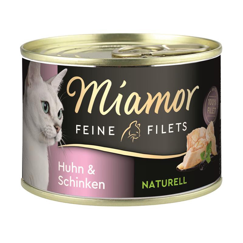 Miamor Feine Filets Naturelle Huhn & Schinken Dose 156 g