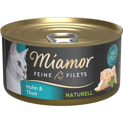 Miamor Feine Filets Naturelle Huhn & Thunfisch Dose 80 g