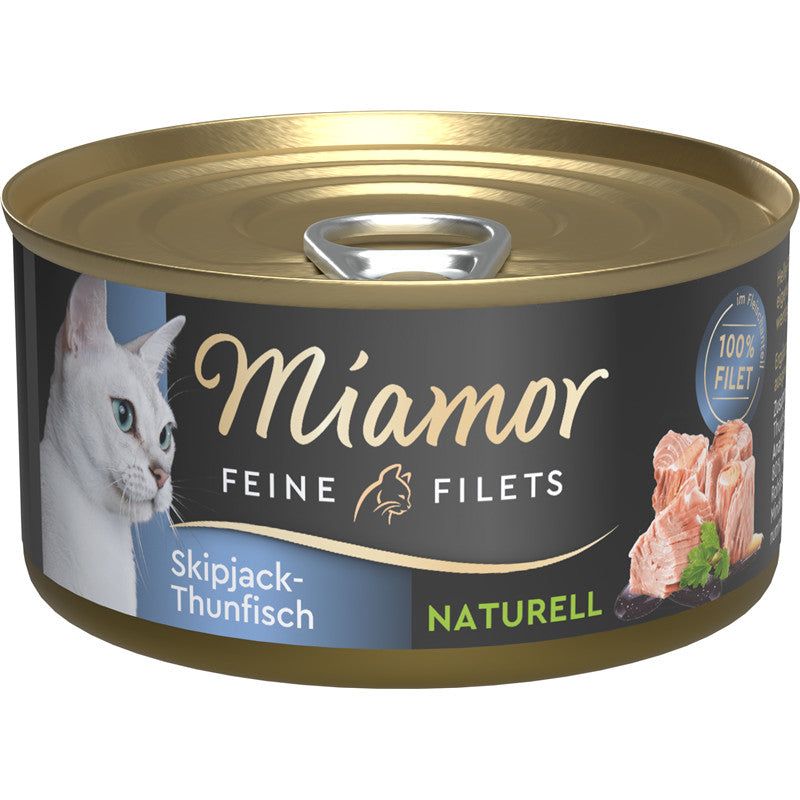 Miamor Feine Filets Naturelle Skipjack-Thunfisch 80g