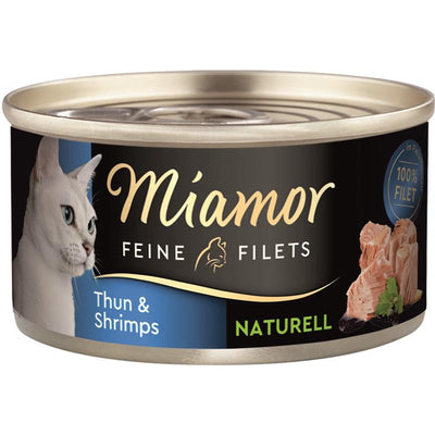 Miamor Feine Filets naturelle Thun & Shrimps 80 g