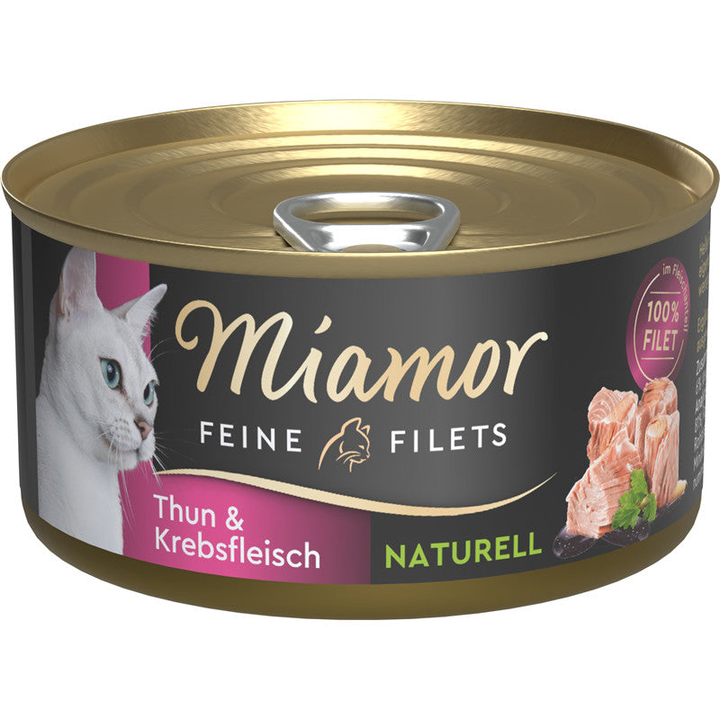 Miamor Feine Filets Naturelle Thunfisch & Krebsfleisch 80g